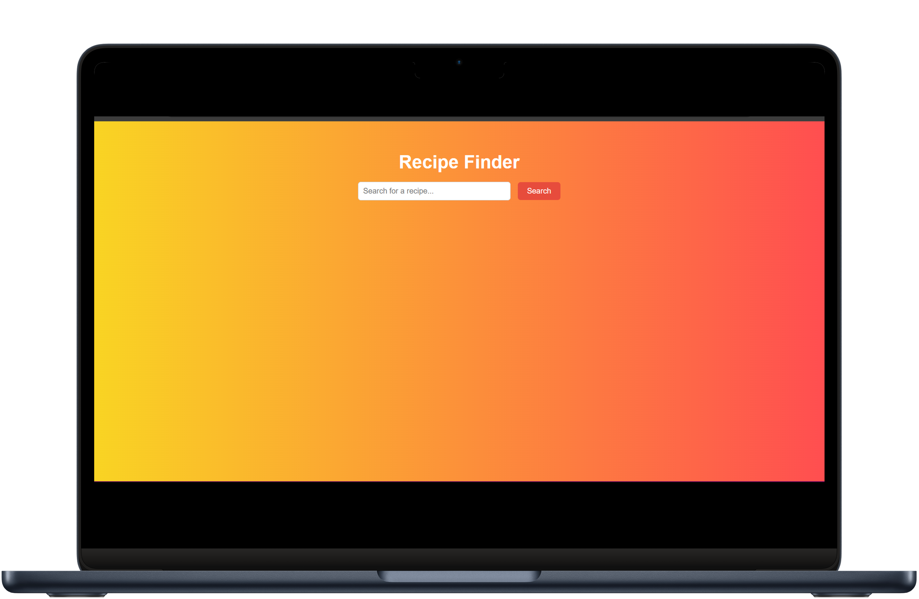 Recipe Finder Project Thumbnail