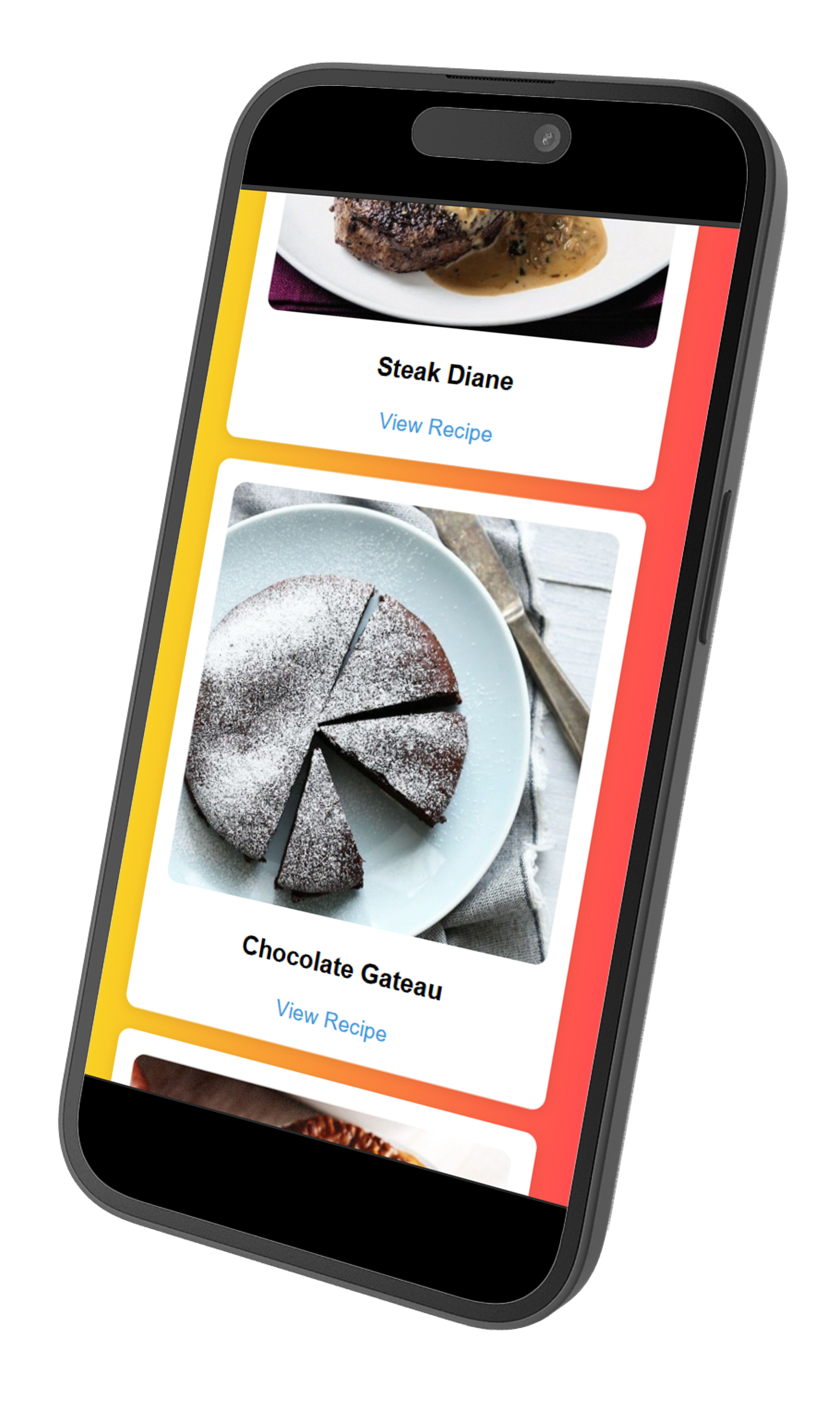 Recipe Finder Project Thumbnail