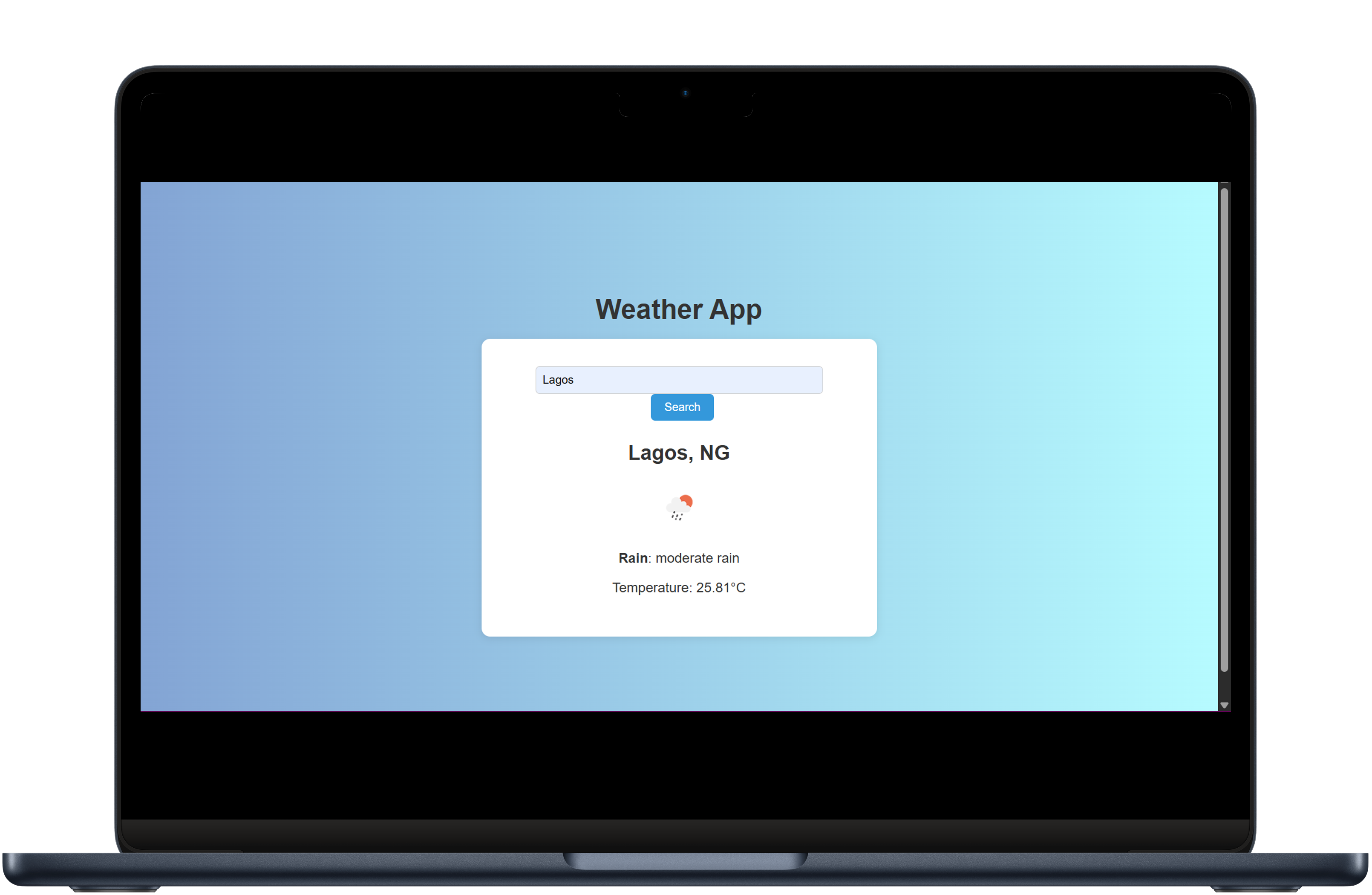 Weather App Project Thumbnail